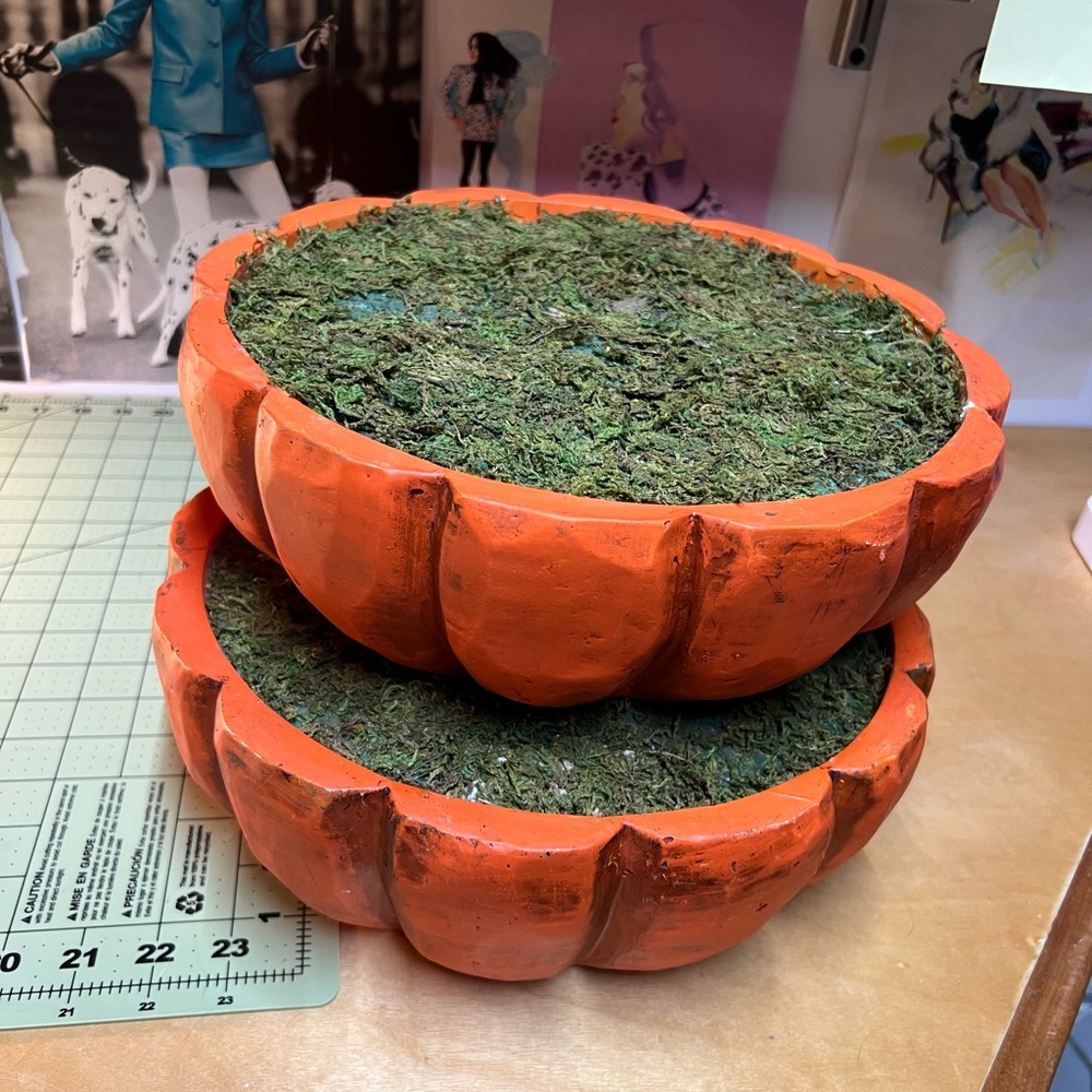Halloween Pumpkin-Shaped Platform or Planters